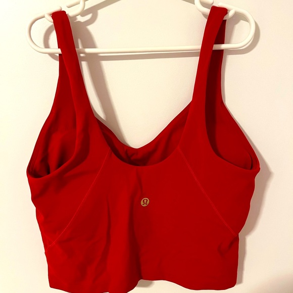 LULULEMON RED ALIGN TANK - Picture 2 of 3